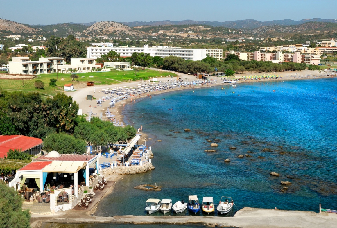 'Scenic view of Kolimbia bay at Rhodes. Greece' - Rhodos